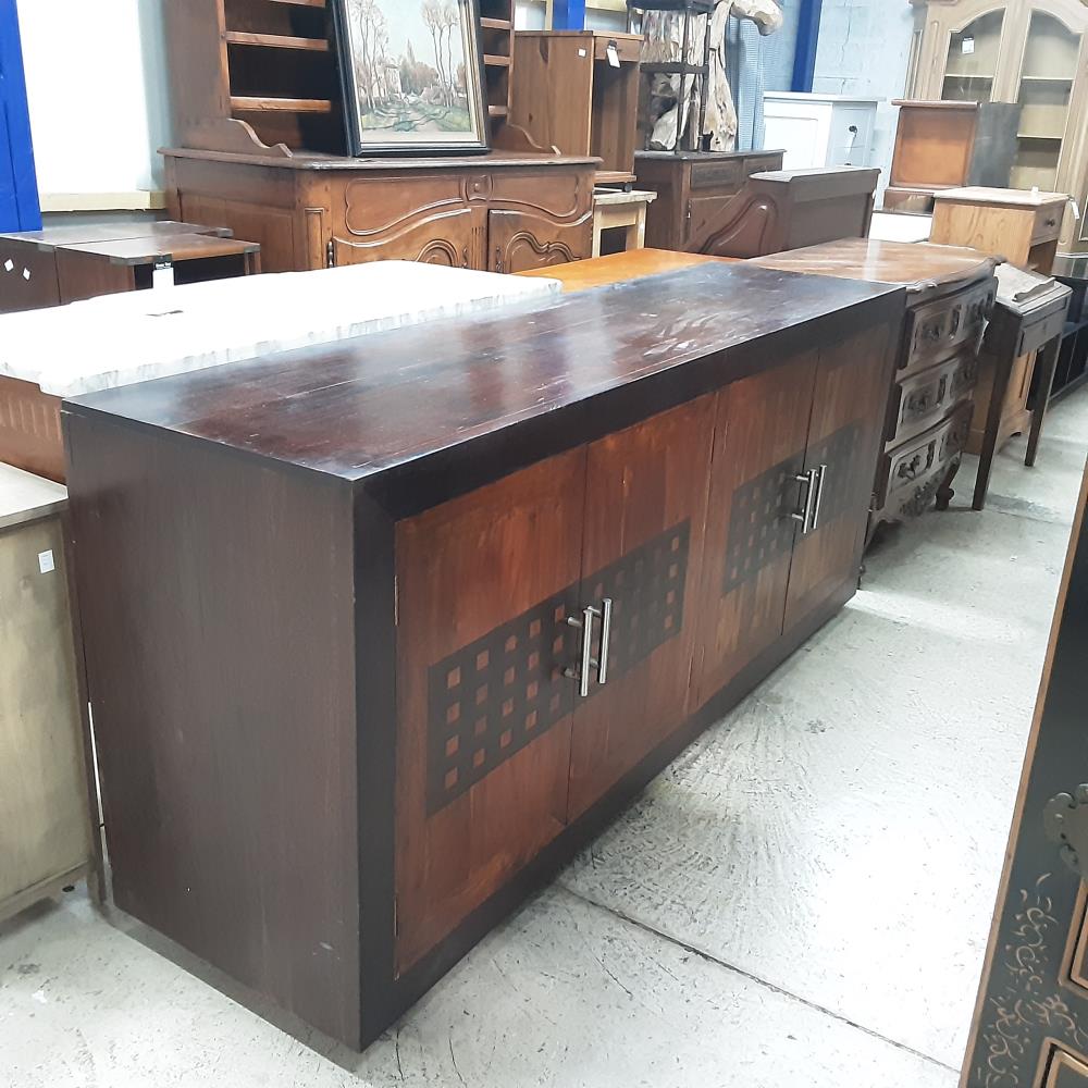 BUFFET BAS 4 PORTES BOIS 