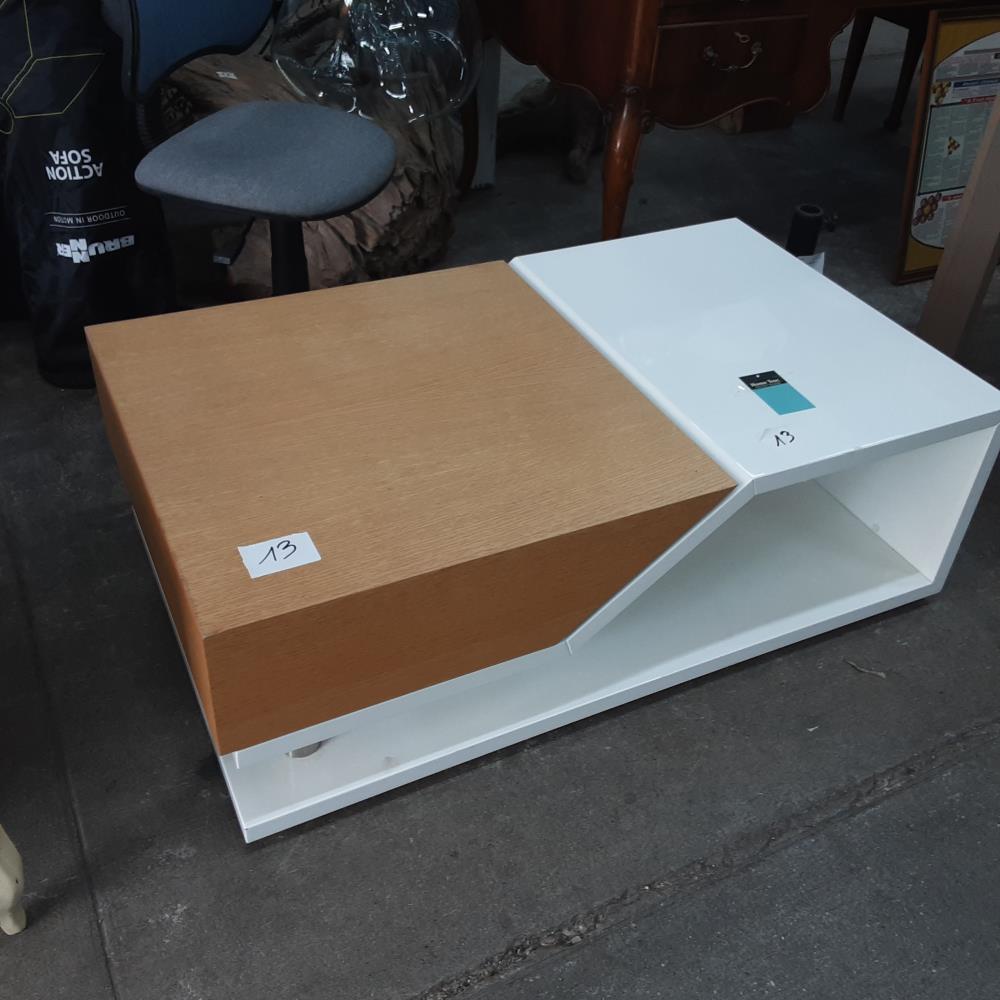 TABLE BASSE BAR BEIGE BLANCHE 