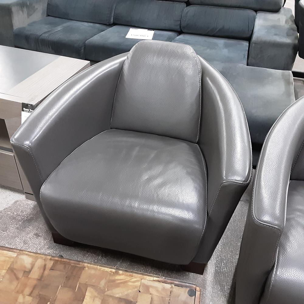 FAUTEUIL AVIATEUR GRIS 