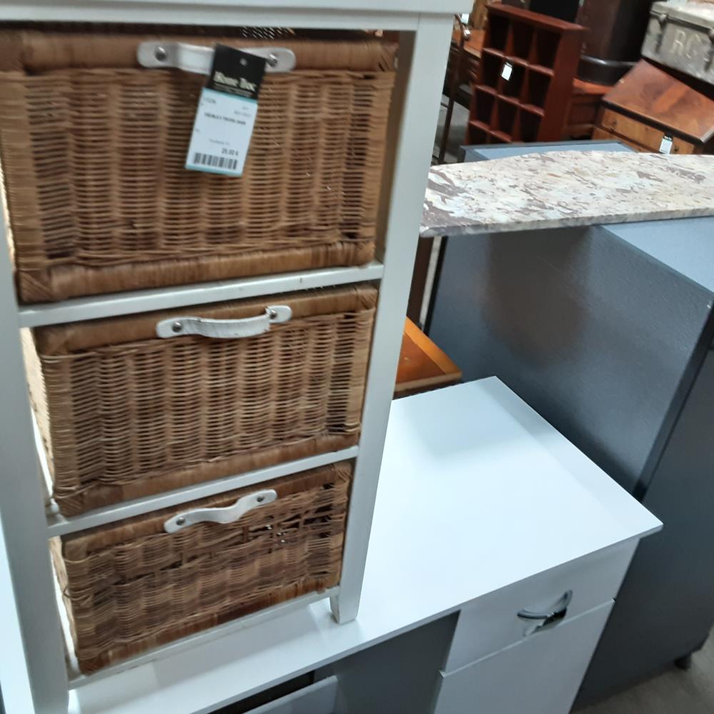 MEUBLE 3 TIROIRS OSIER