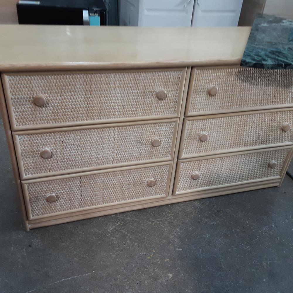 COMMODE TRESSÉ 6 TIROIRS 