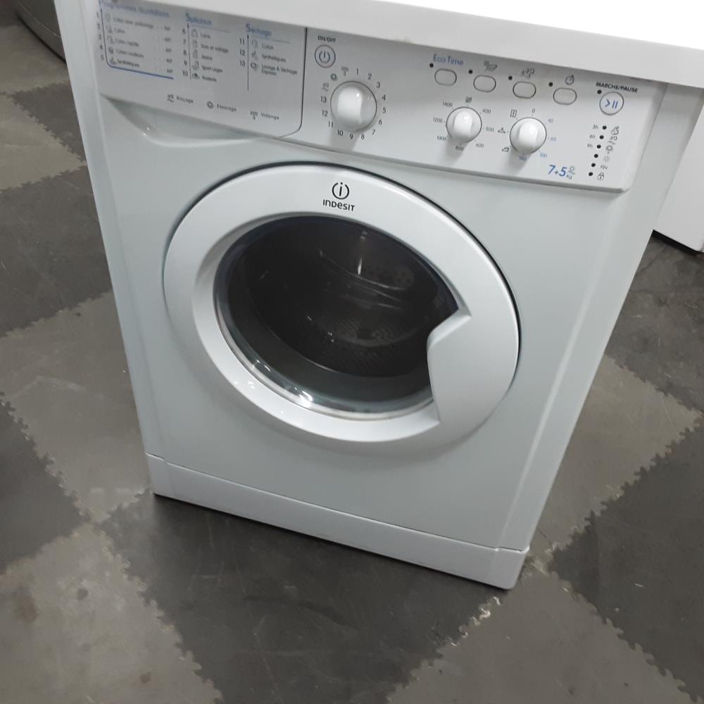 LAVE LINGE INDESIT HUBLOT IWDC7145 EN L’ETAT 