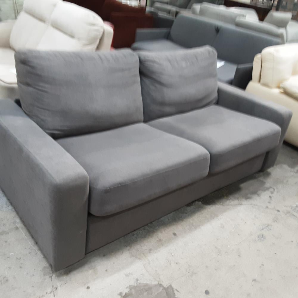 CANAPÉ CONVERTIBLE TISSU GRIS 