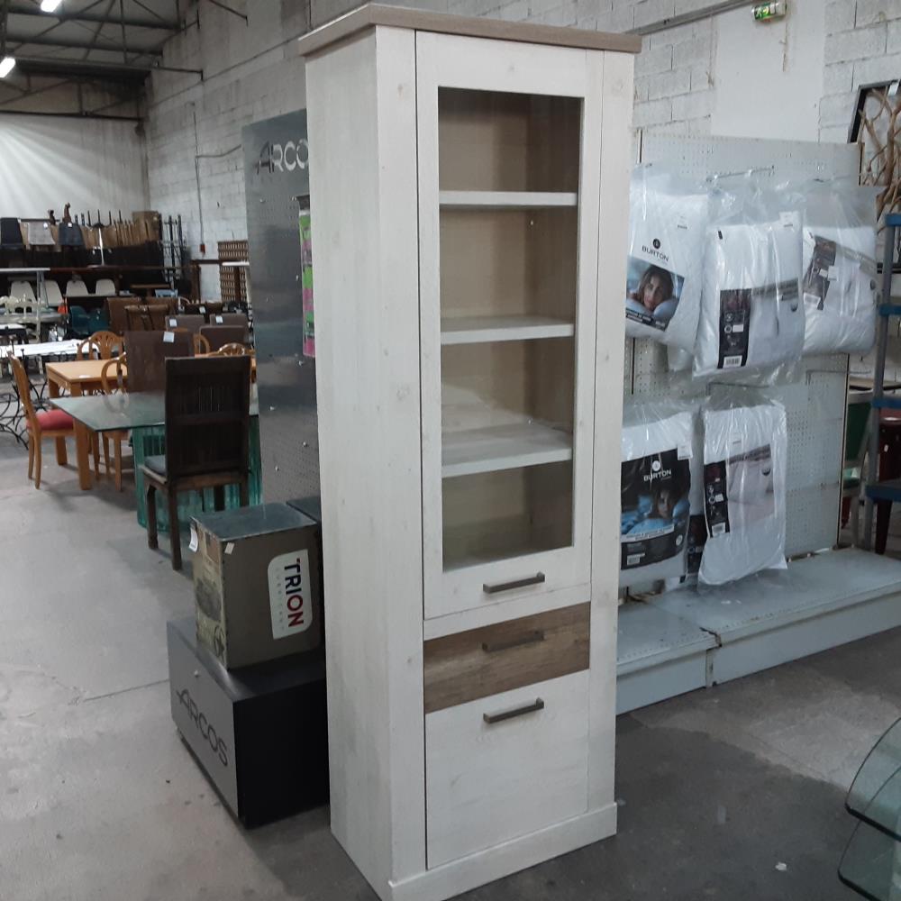 VITRINE 2 PORTES 1 TIROIR 