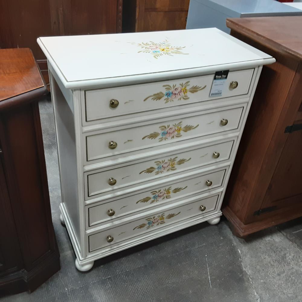 COMMODE 5T BLANCHE 