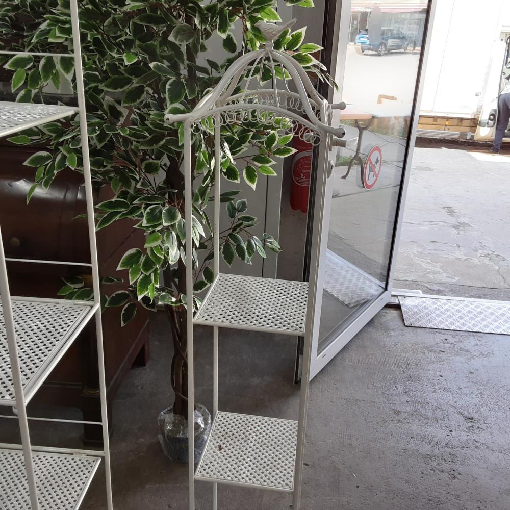ETAGERE METAL BLANCHE 