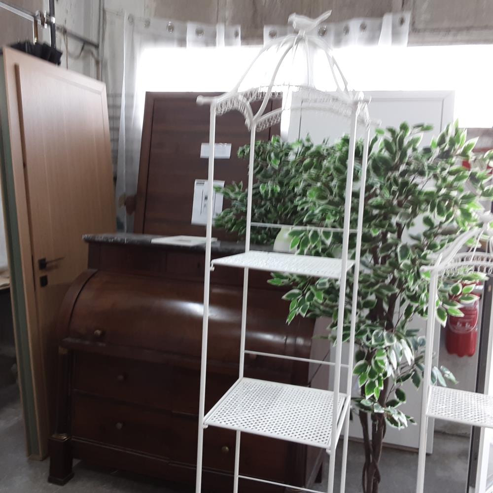 ETAGERE BLANCHE METAL 