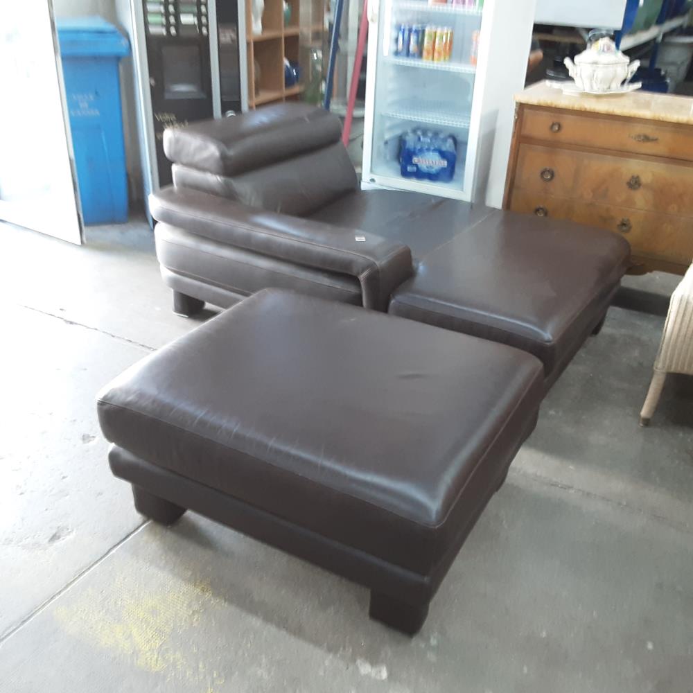 MÉRIDIENNE MARRON PLUS POUF