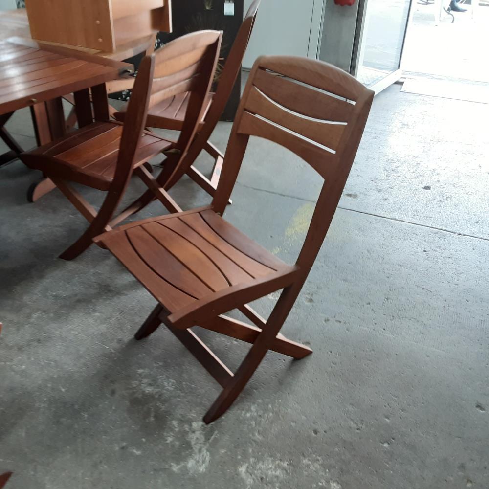 CHAISE BOIS EXOTIQUE 