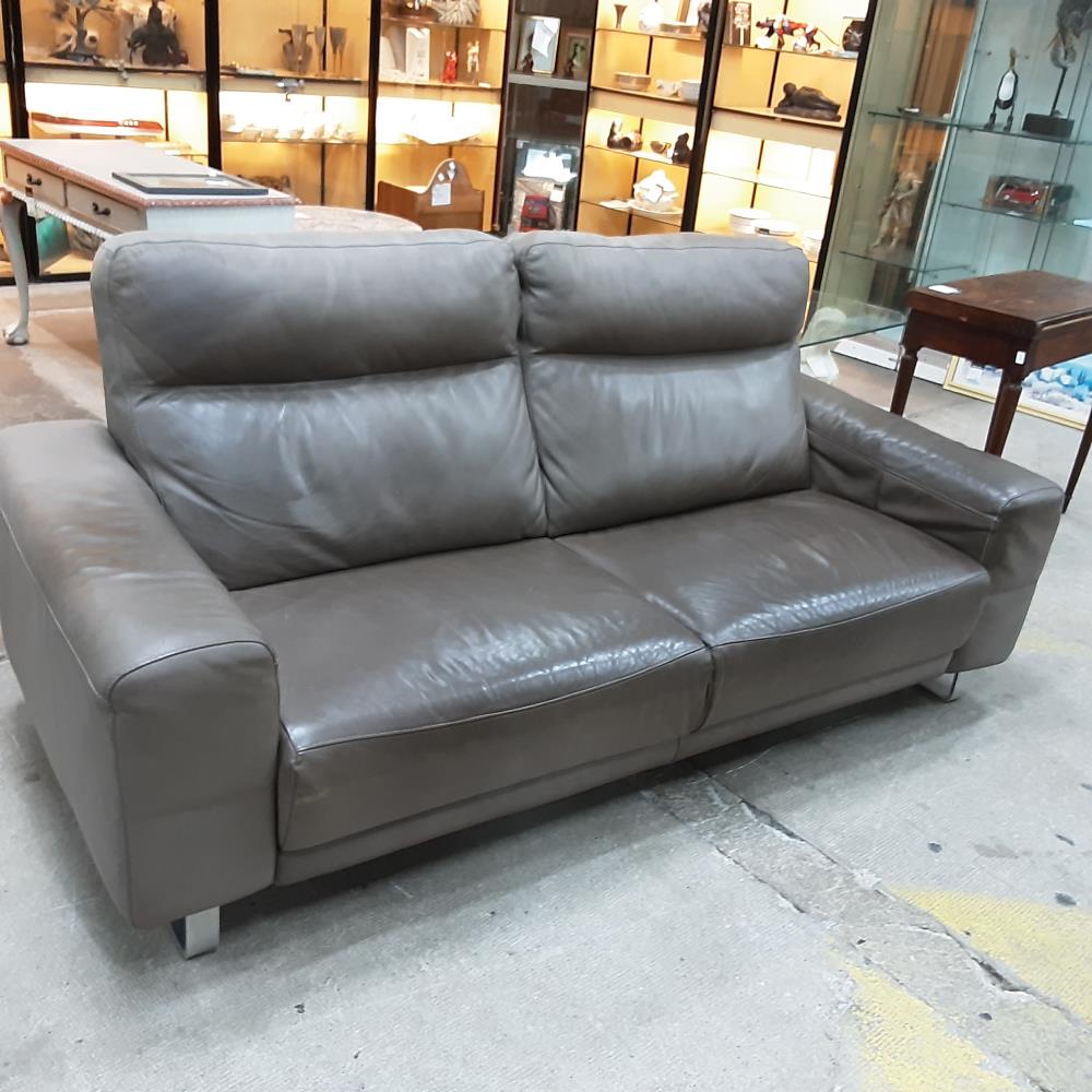 CANAPÉ GRIS 2P POLTRONE E SOFA 