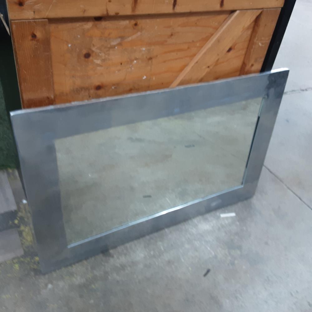 MIROIR RECTANGLE CADRE CHROME 
