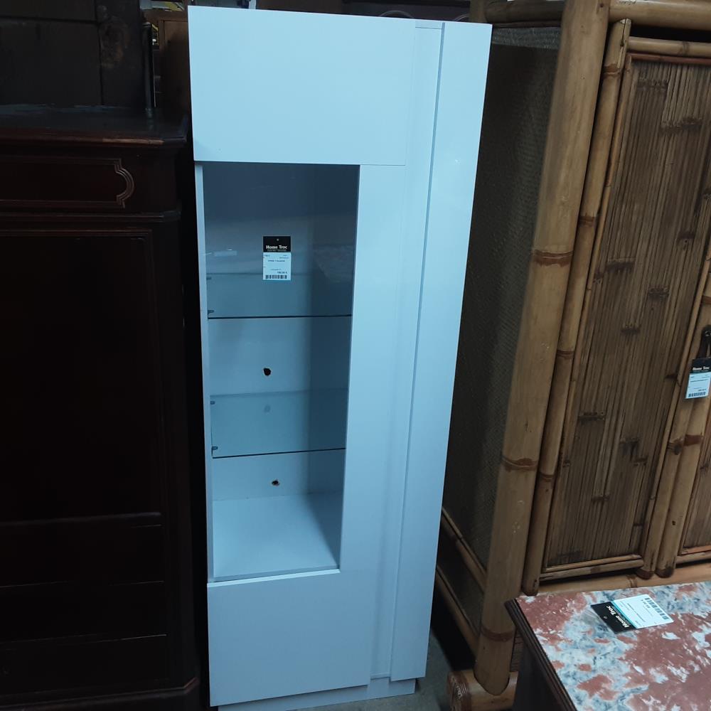 VITRINE 1P BLANCHE 