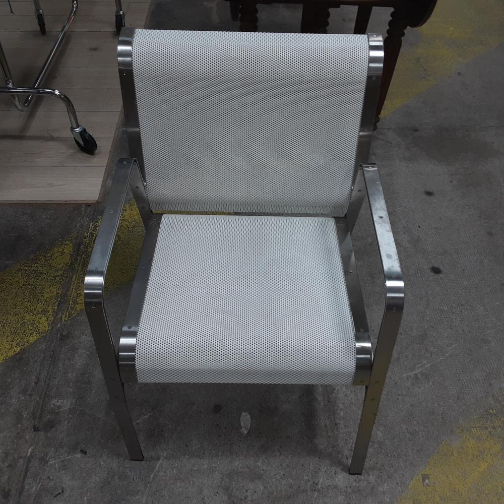 FAUTEUIL ALU INOX 