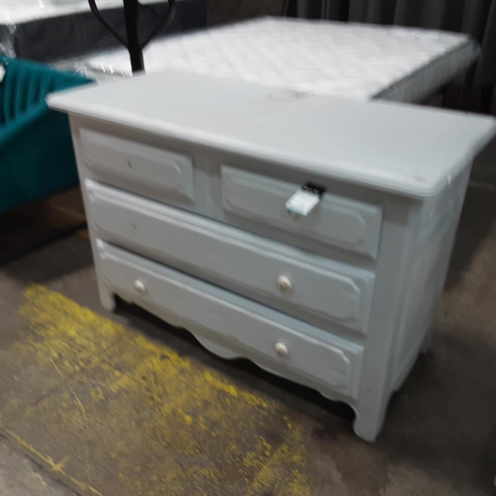 COMMODE GRIS 4T BOIS