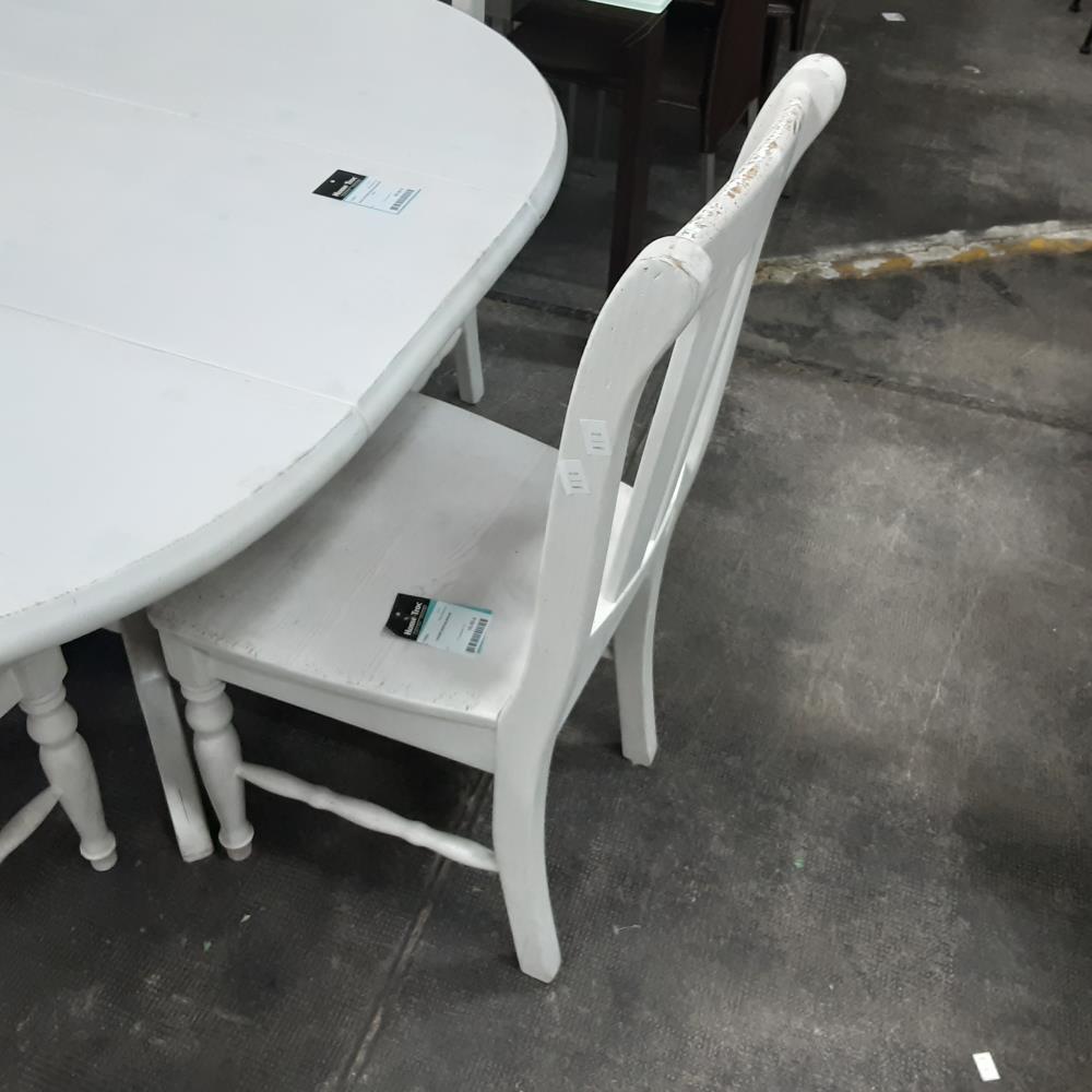 CHAISE BOIS BLANCHE