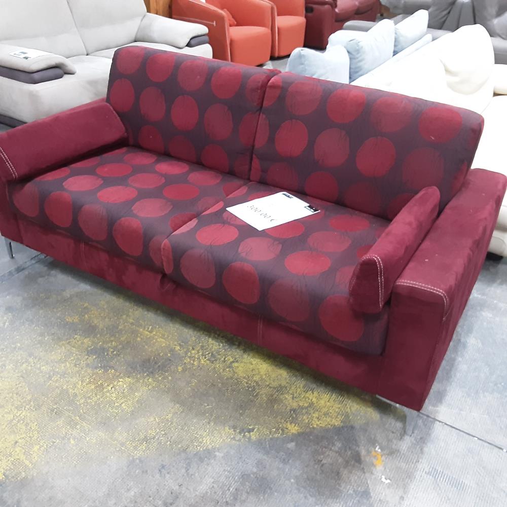 CANAPE ROUGE CONVERTIBLE 
