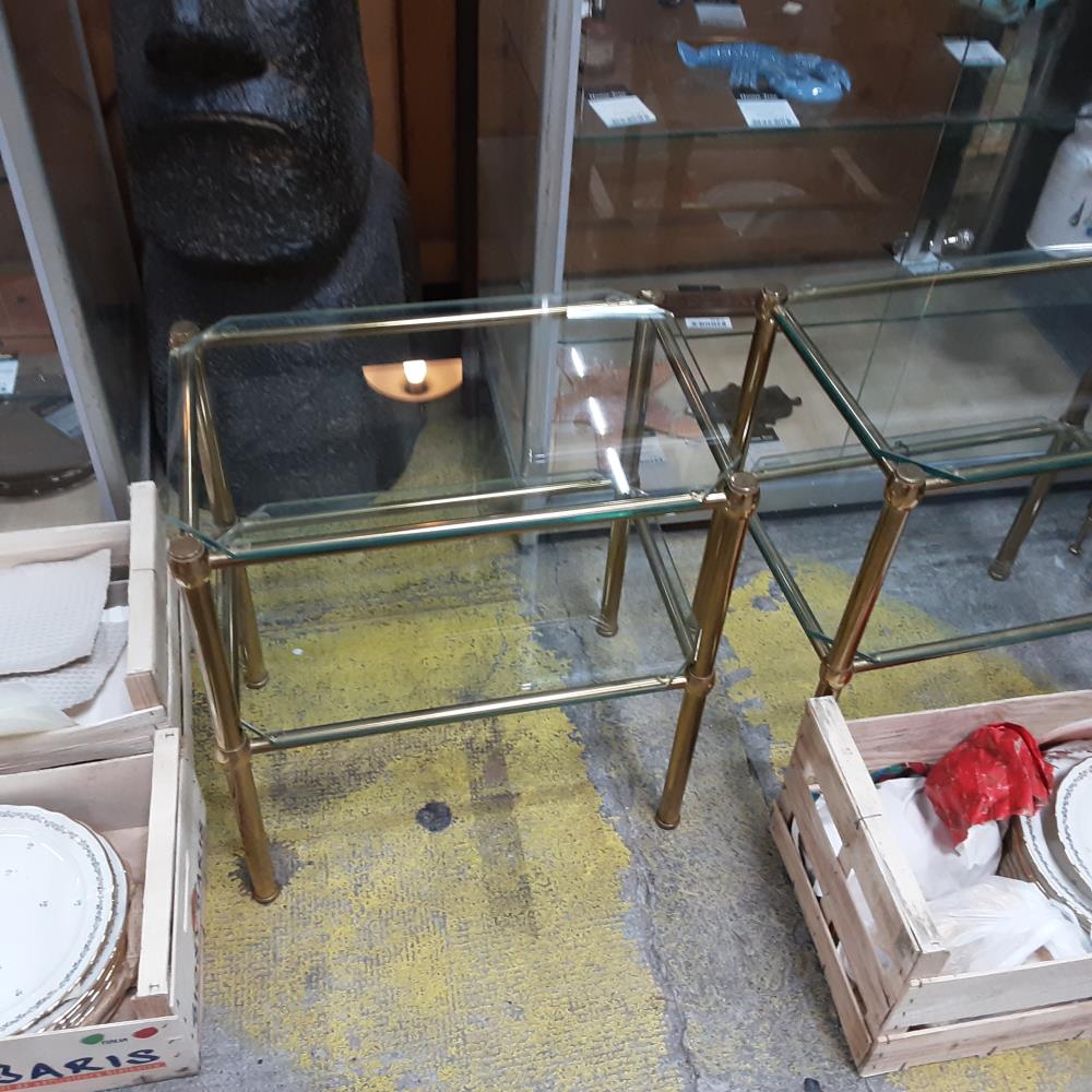 CHEVET DORE 2 VERRES