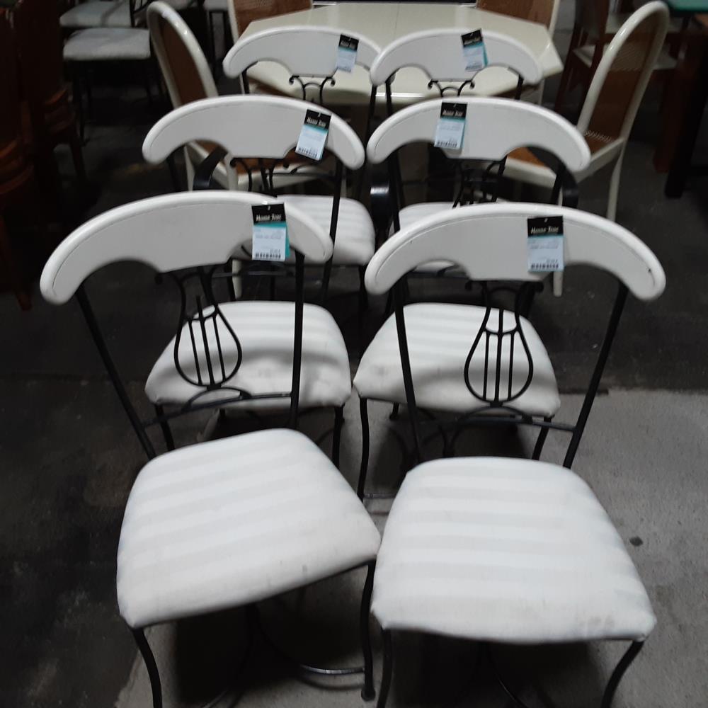 CHAISE TISSU FER FORGE