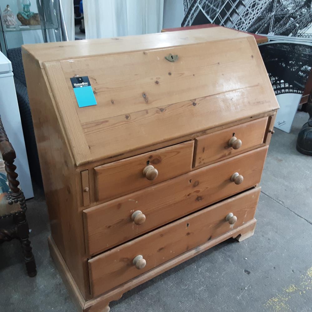 SECRETAIRE ST PIN 1 PORTE 4 TIROIRS 