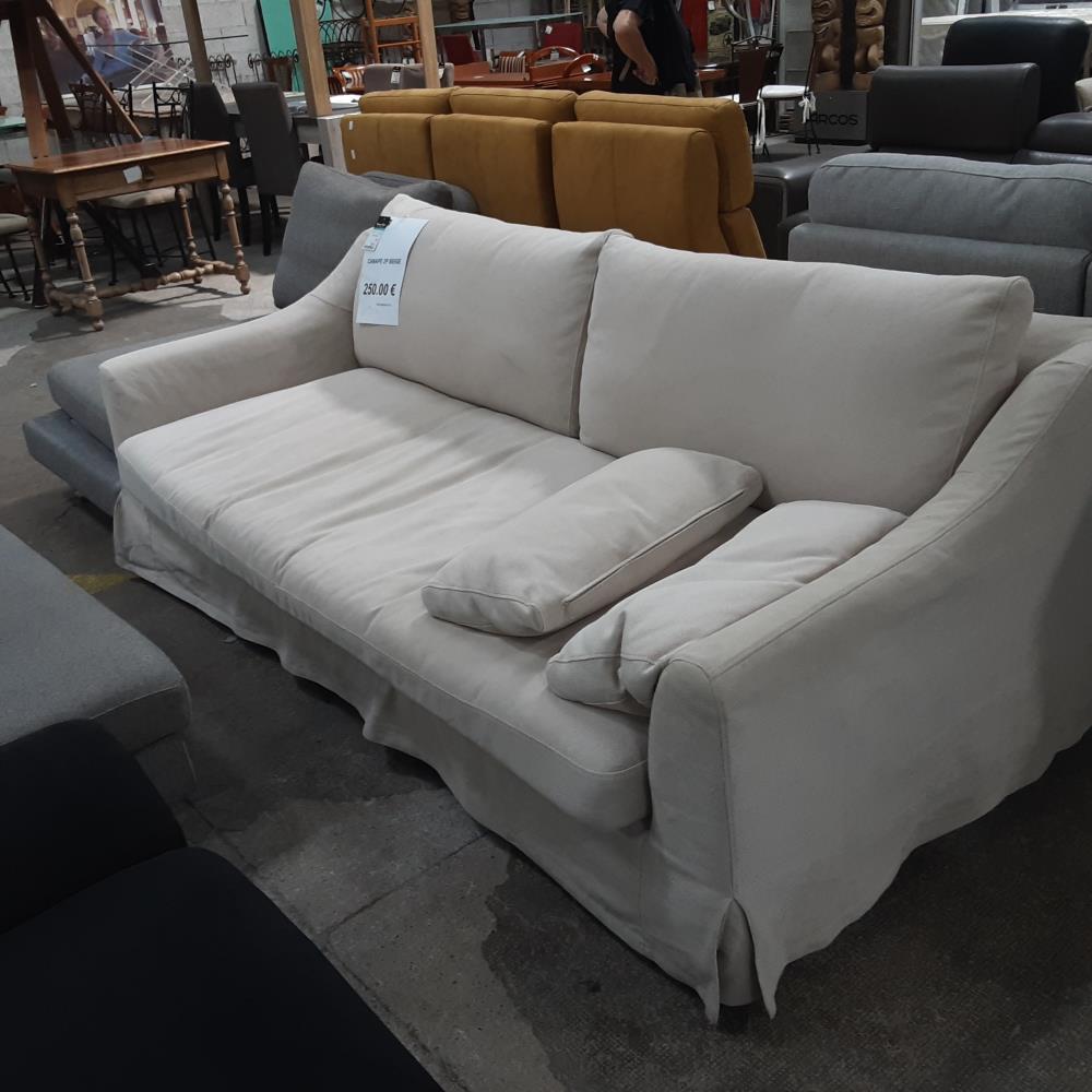 CANAPE 2P BEIGE 