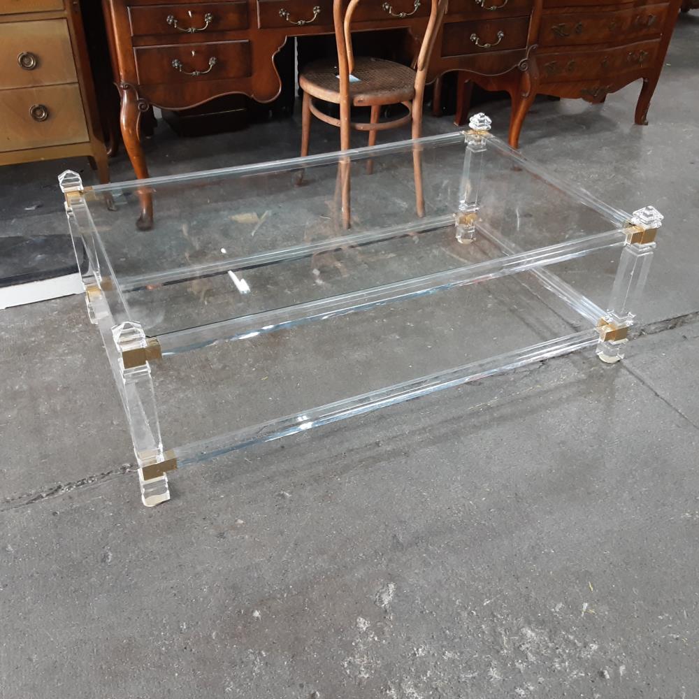 TABLE BASSE PLEXI 