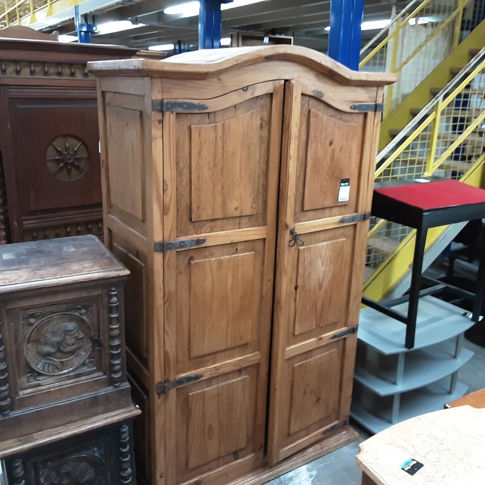 ARMOIRE 2 PORTES BOIS 