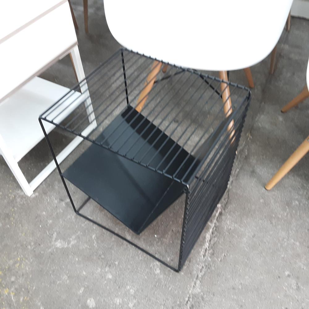 TABLE BASSE CARRE NOIR 