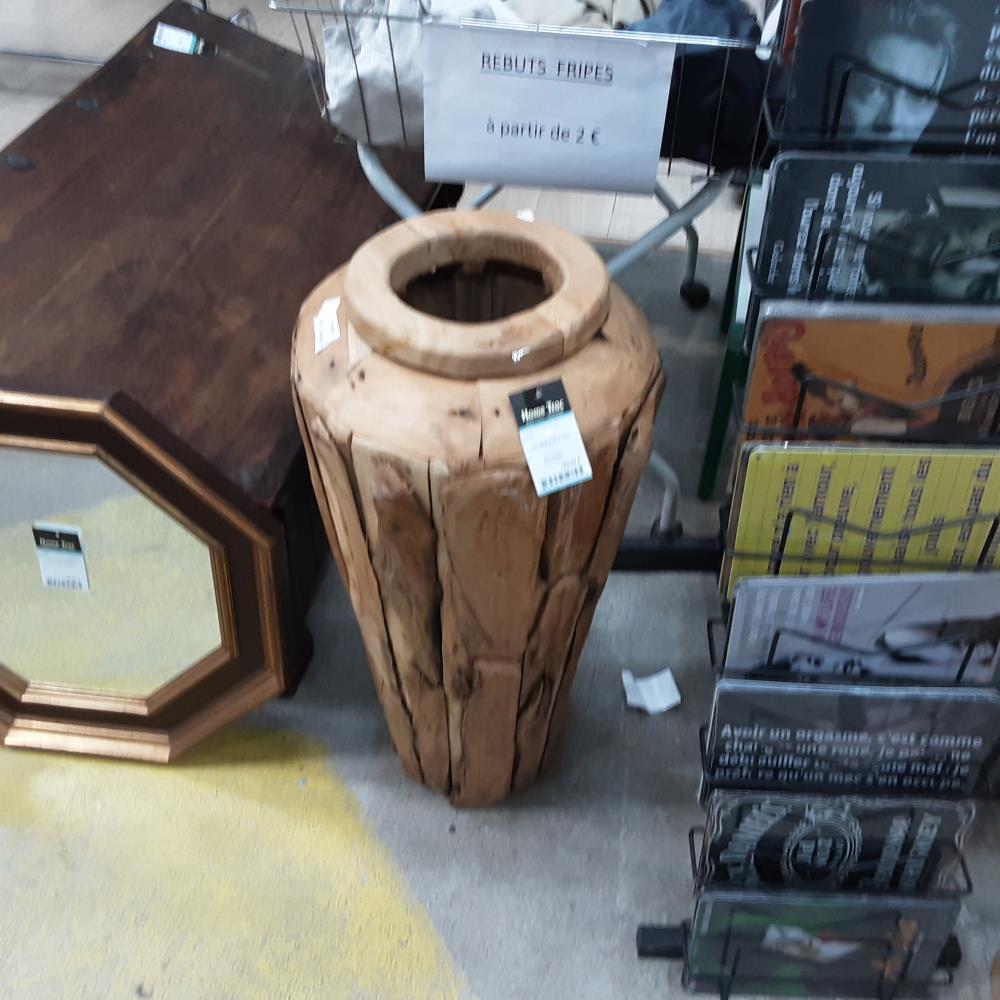 VASE BOIS FLOTTE 80CM