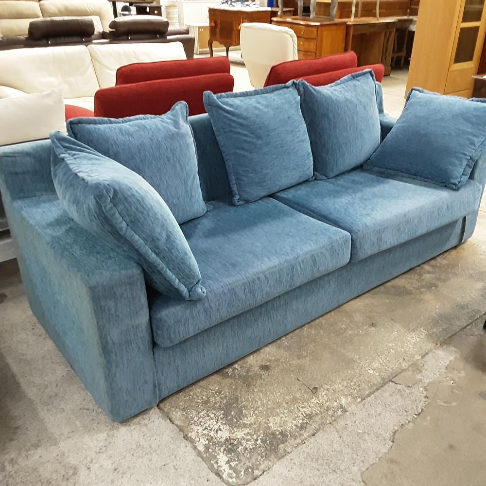 CANAPE TISSU BLEU