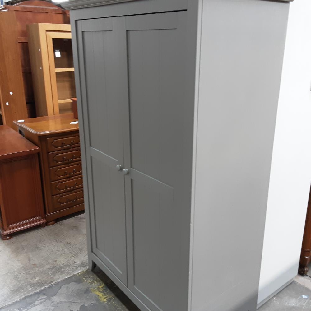 ARMOIRE GRISE 2P