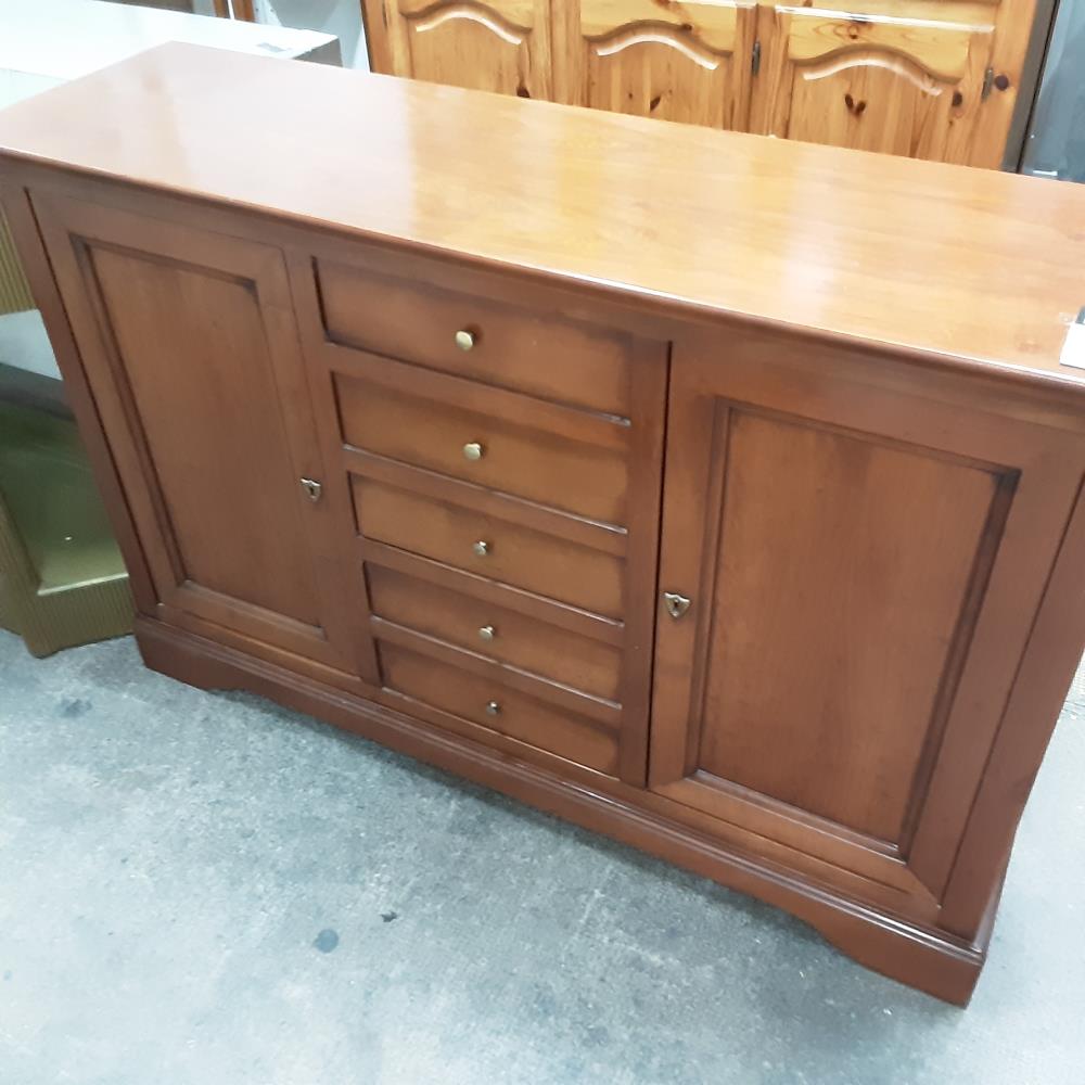 MEUBLE 2P 5T COULER MERISIER