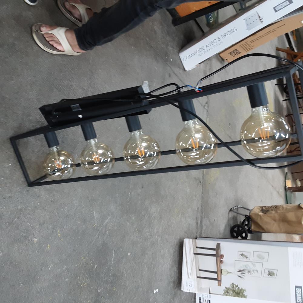 LUSTRE 5 AMPOULES 