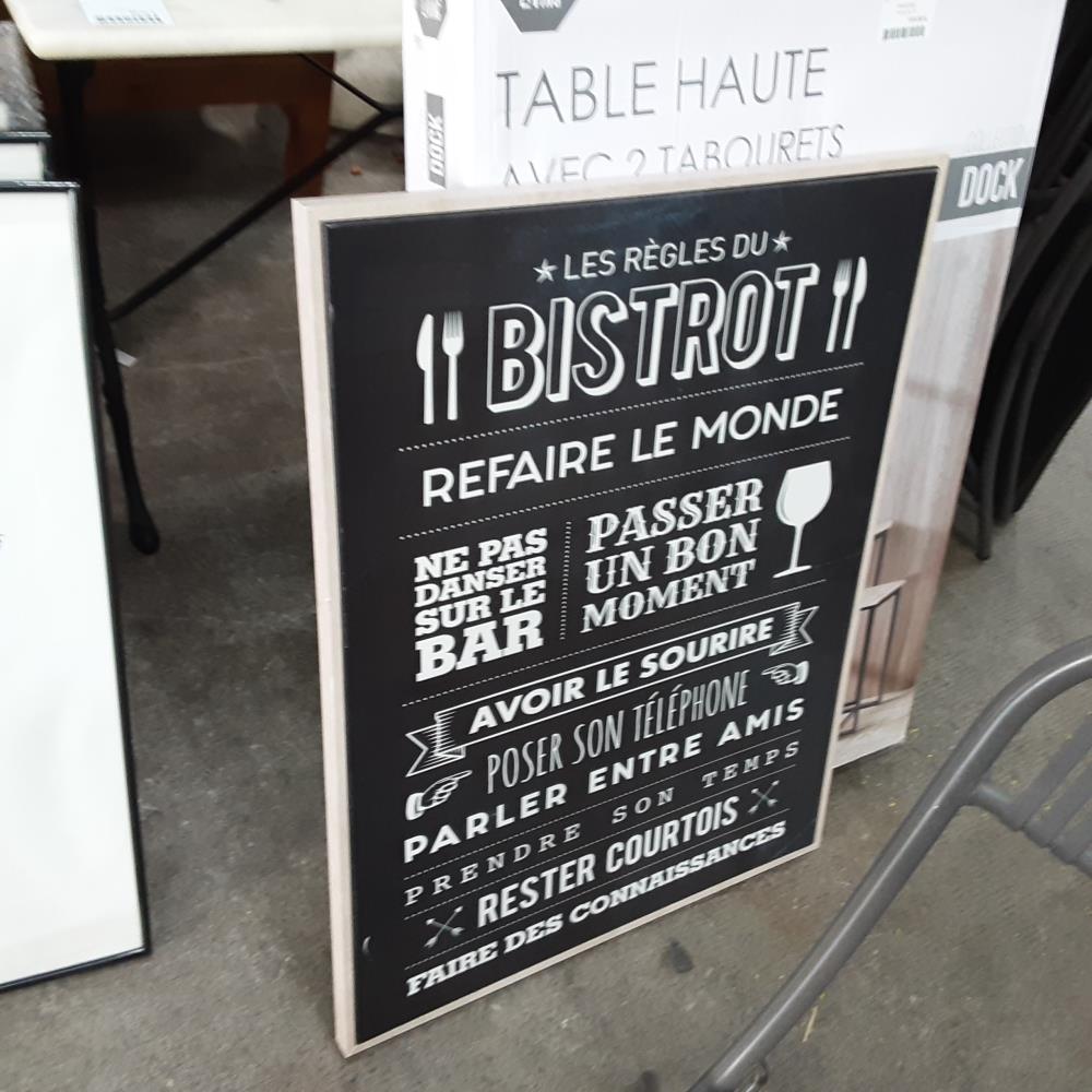 CADRE BISTROT 
