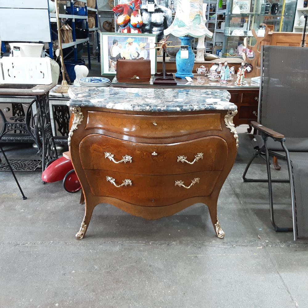 COMMODE DESSUS MARBRE 3T 