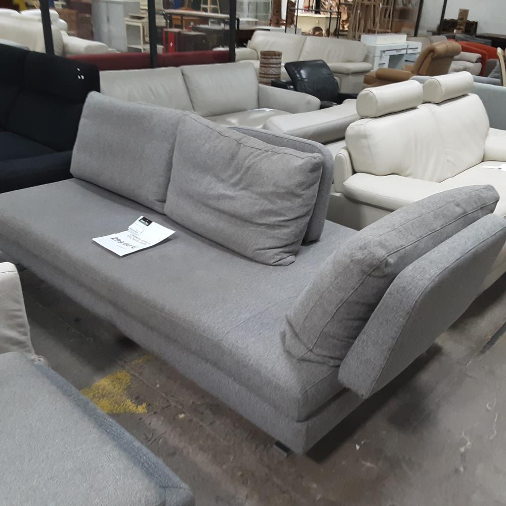 CANAPE GRIS + FAUTEUIL GRIS 