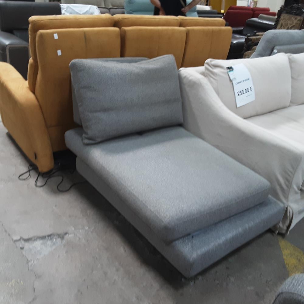CANAPE GRIS + FAUTEUIL GRIS 