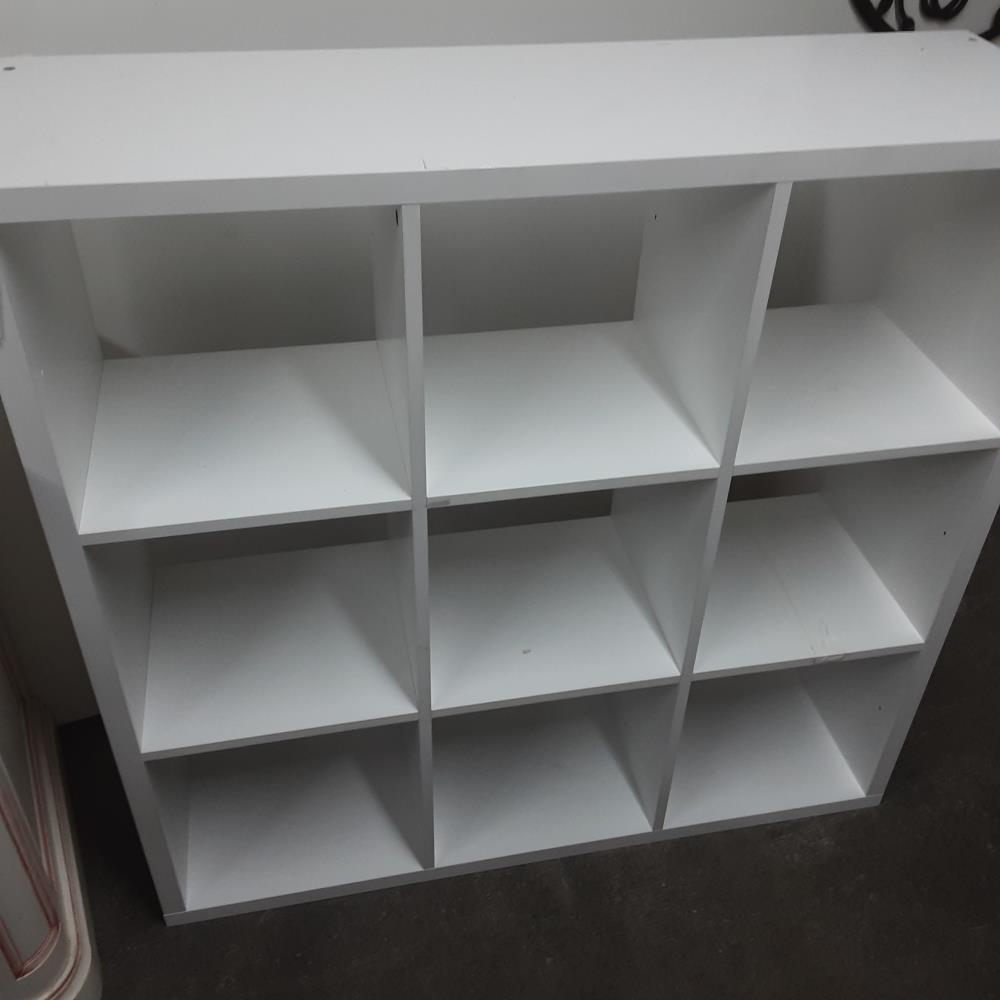 ETAGERE CUBE BLANCHE
