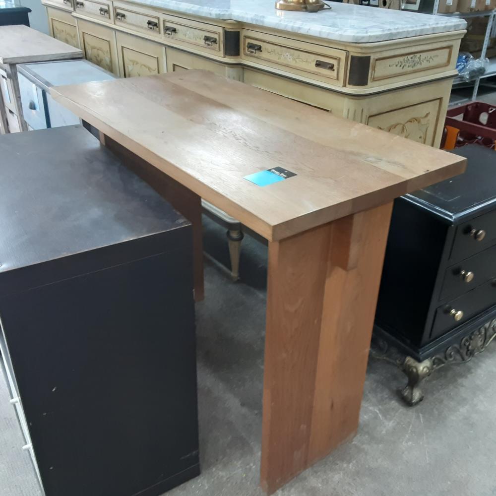TABLE RECTANGLE DE BAR BEIGE 