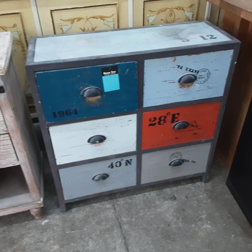 MEUBLE 6 TIROIRS 