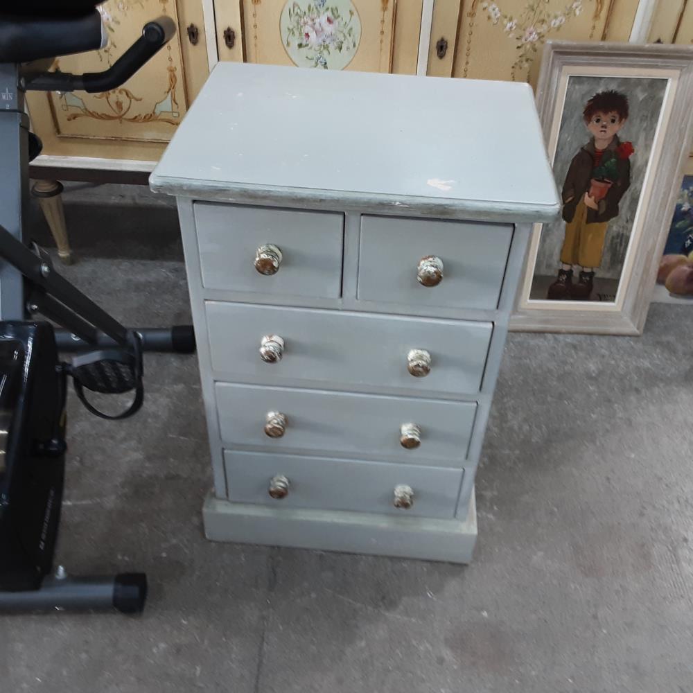 MEUBLE GRIS 5T BOIS 