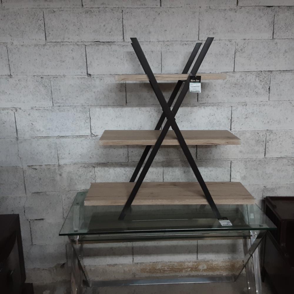 DOCK - ETAGERE PYRAMIDE 3 ETAGES 100X33XH101CM
