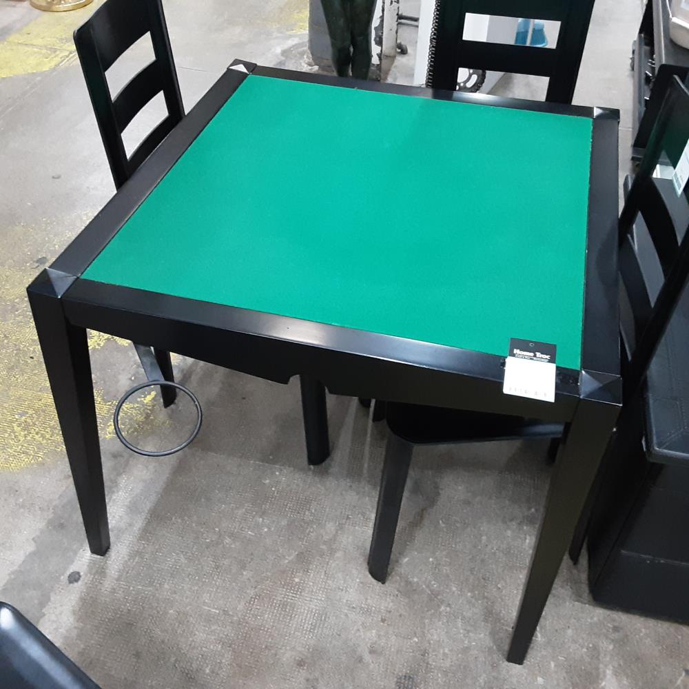 TABLE A JEU NOIRE CONTEMPORAINE