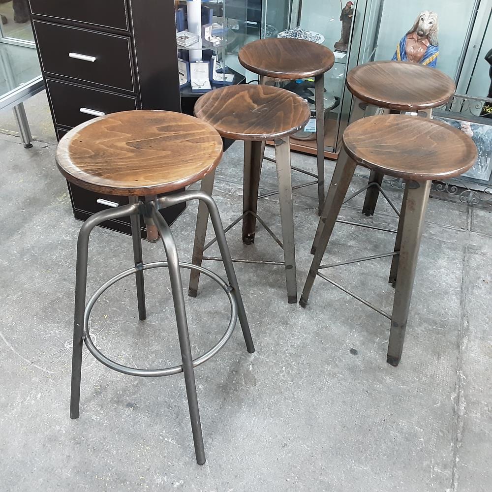 TABOURET PIED METAL 