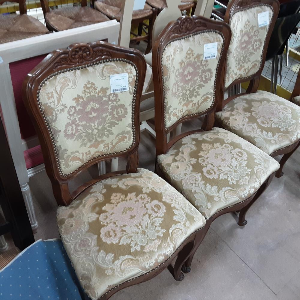 CHAISE TISSU BOIS 