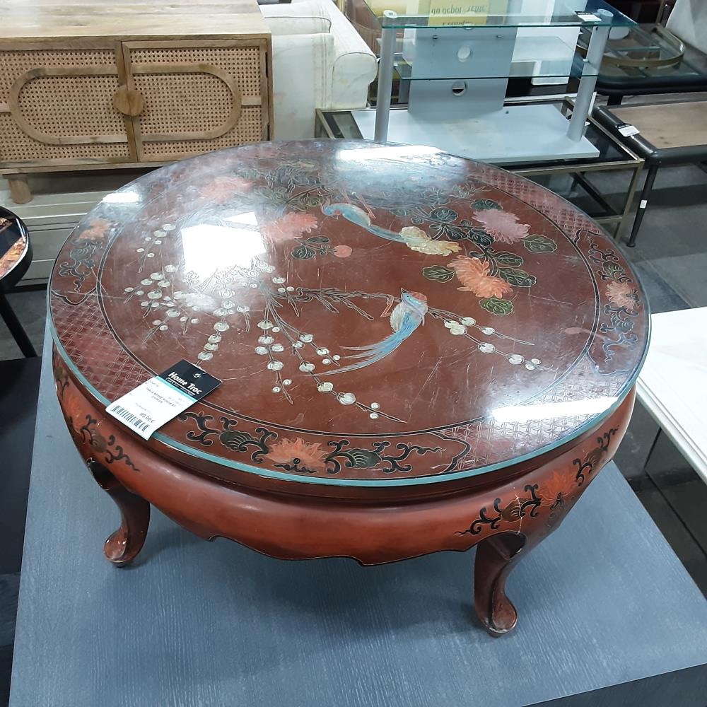 TABLE BASSE RONDE ST CHINOIS 