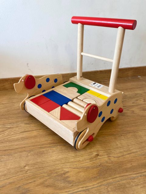 Chariot Avec Formes En Bois Blue Ribon Occasion Bambino