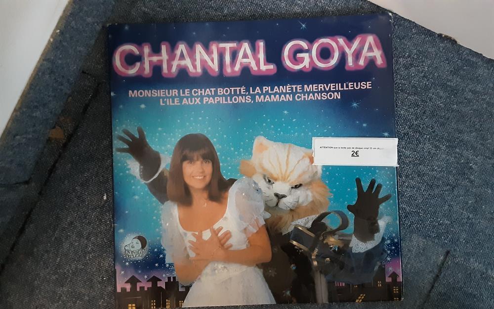 ATTENTION JUSTE JAQUETTE VINYL CHANTAL GOYA