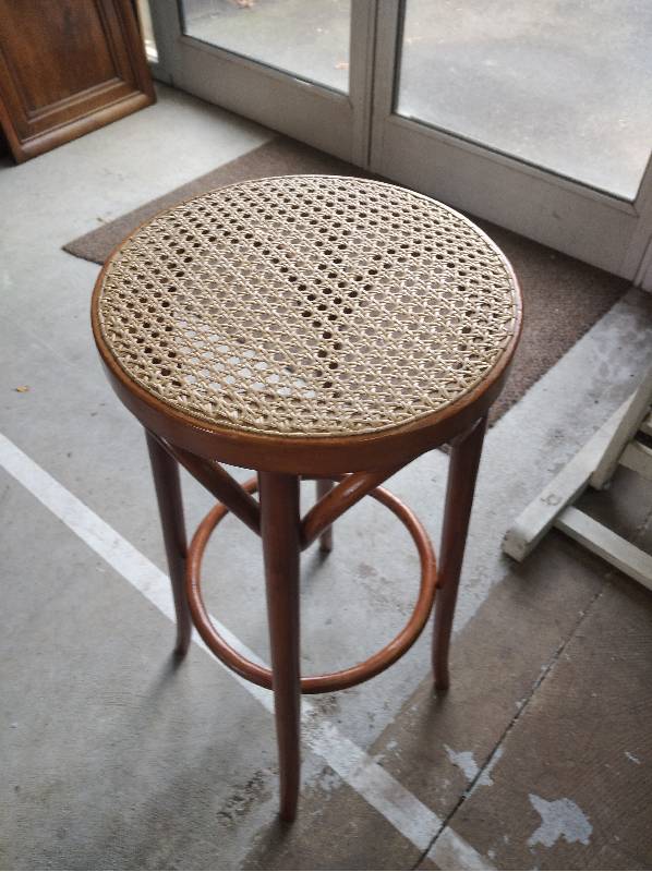 TABOURET CANNE 