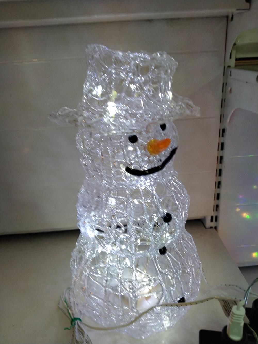 BONHOMME DE NEIGE ELUMINEE