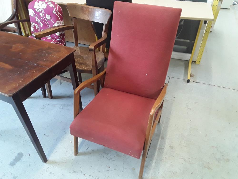FAUTEUIL PIED COMPA STYLE SCANDINAVE 